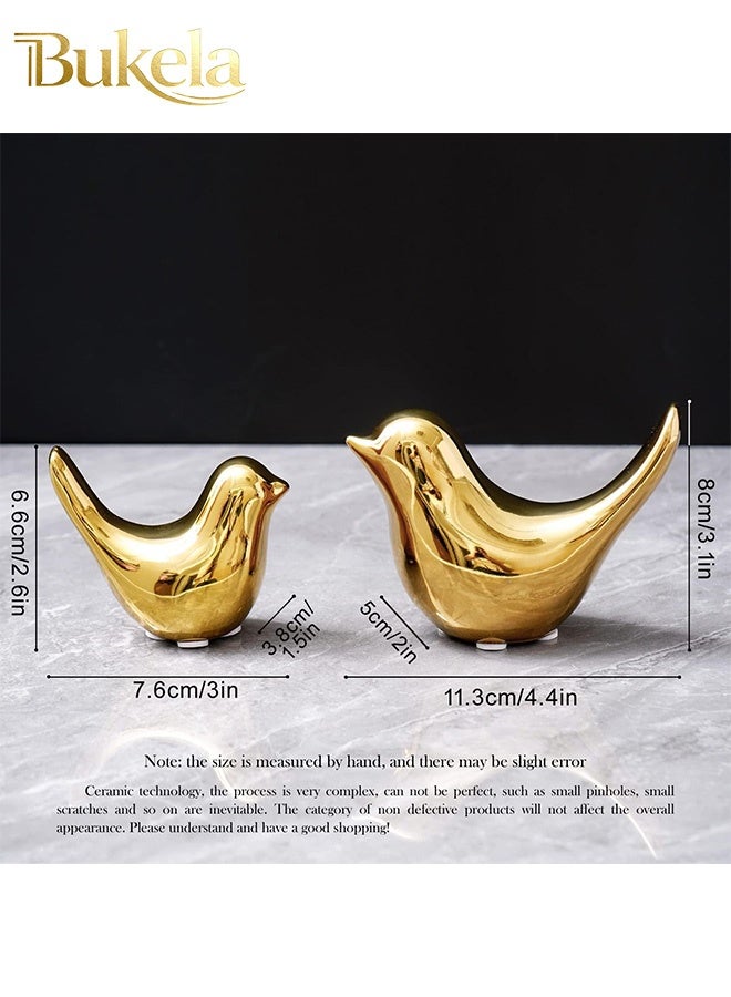 كيلا تماثيل حيوانات صغيرة للديكور المنزلي على الطراز الحديث أكبر حجمًا من الحلي الزخرفية الذهبية لغرفة المعيشة وغرفة النوم وسطح المكتب والخزائن... - Image 2